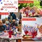 12 Pack 4th of July Table Centerpiece Metallic Foil Spray Centerpiece Star Burst